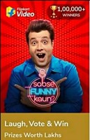 Flipkart Video presents Sabse Funny Kaun 8 Nov win GVs and SCs