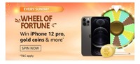 Amazon Wheel Of Fortune - Play and win iPhone 12 Pro, Gold coins & More