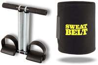 Fitverse Tummy Trimmer With Sweat Belt Combo Ab Exerciser