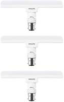 Philips T bulb 10 Watt LED bulb, Base B22 (Cool daylight, Pack of 3)