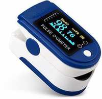 iSpares Digital Finger Tip Oximeter Pulse & Heart Rate Reader with Color Display Pulse Oximeter  (Blue)