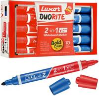 Min 50 % off Luxor whiteboard markers