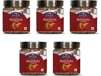 Sun'A'Do California Almonds Natural Combo Pack Of 5 200g Each Almonds