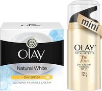 Olay Natural White Day Cream Plus Total effect 12g Set Of 2