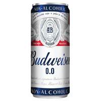 Budweiser 0.0 Non Alcoholic Beer Pack of 6, 6 X 330ml