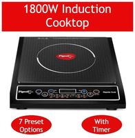 Pigeon RAPIDO CUTE 1800 W Induction Cooktop ( Black , Push Button Control) 