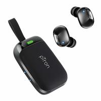 pTron Bassbuds Urban in-Ear True Wireless Stereo Bluetooth Headphones (TWS) with Mic - (Black)
