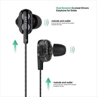 Ant Audio Doble H2 Dual Driver Bluetooth Headset  (Black, In the Ear)