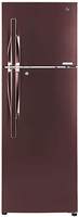 LG 360 L 3 Star Inverter linear Frost-Free Double-Door Refrigerator (GL-T402JASN, Amber Steel, Convertible)