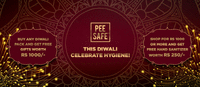 Peesafe Diwali Sale - Get Free Handsanitize (Refill bottle) worth Rs 250 On Orders above Rs 999 & More offer