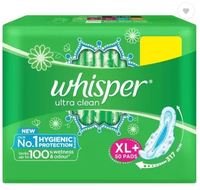 Whisper Ultra Clean XL Plus Wings Sanitary Pad  (Pack of 50) @ 274