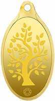 Muthoot Gold Bullion Corporation 24k (999.9) Yellow Gold Bodhi Tree Pendant - 2 Gm @ 9815 [ User Specific ]