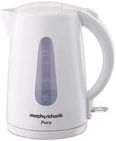 Morphy Richards Puro Electric Kettle (1.7 L, White)