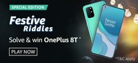 Amazon Festive Riddles Solve & win OnePlus 8T