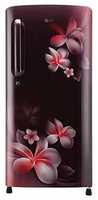 LG 190 L 5 star Direct cool Refrigerator - GL-B201ASPY , Scarlet plumeria