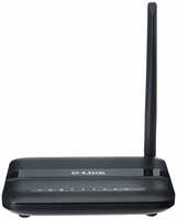 D-Link DSL-2730U Wireless-N 150 ADSL2+ 4-Port Router (Black), Works with RJ-11