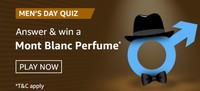 Amazon MEN'S DAY QUIZ || Answer & win a Mont Blanc Perfume
