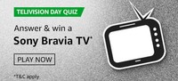 Amazon TELIVISION DAY QUIZ || Answer & win a Sony Bravia TV
