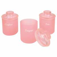 Laplast - 1000911 Plastic Container, 1-Litre, Set of 3, Orange @ 179