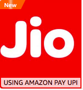 Amazon pay UPI Get 5% BACK Up to ₹50 on Jio