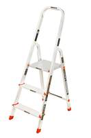 Eurostar 103 Aluminium 2 Step with Platform Ladder (Silver) (3 Feet)@924

