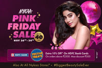 Nykaa Pink Friday Sale(26- 30 NOV) + 10% Cashback through HDFC Bank Cards