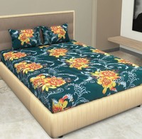 (EXPIRED) (Only 1 Left) Metro Living Double Bedsheet with Two Pillow Covers Rs269