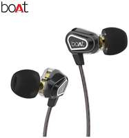 boAt Nirvanaa Duo Black In-Ear Wired Headphone ( Black )