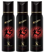 Kamasutra Black Series Deodorant Spray Combo Set  (Set of 3) @330.