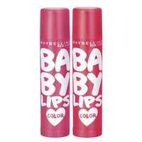 Maybelline New York Baby Lips Cherry Crush & Baby Lips Berry Crush, Red, 31.2 g (Pack of 2)

