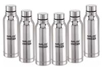 NIRLON Stainless Steel Single Wall Fridge Bottle 750 Ml(Pack Of 6) ( Rs.174 each)