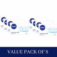 NIVEA Creme Soft Soap, 125 gm (Pack of 4) x 2