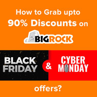 How to Grab upto 90% Discounts on BigRock Black Friday Sale and Cyber Monday offers?