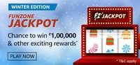 Amazon WINTER EDITION JACKPOT Chance to Win ₹1,00,000 & other exciting rewards
