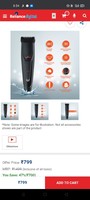 Reconnect Cordless Rechargeable Beard Trimmer -20 Length Setting 