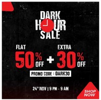 Brand Factory: Dark Hour Sale | Flat 50% off + Extra 30% off via coupon