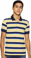Max Men's Striped Slim Fit T-Shirt (BSPSM1901KTS_Navy 2XL)@ 150

