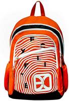 Excelites Polyester 13 inch 33 cms Orange School Backpack (MBE-EXL006)@