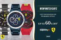 AJIO Wow Watch Days- Get Upto 60 % Off On Top Brand Collections