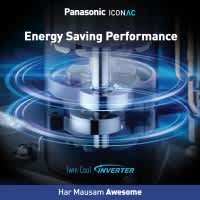 Panasonic 1.5 Ton 5 Star Split Inverter AC with PM 2.5 Filter - White  (CS/CU-NU18WKYM, Alloy Condenser)