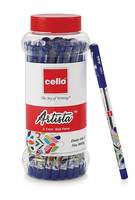 Cello Artista Ball Pens (25 Pens Jar - Blue Ink) at 156