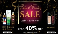 Purplle Black Friday Sale: Upto 40% off on Skincare & Hair Care Products (26- 30Nov)