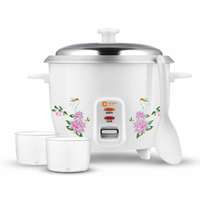 51% OFF- Orient Electric Easy Cook 1.8 litres Automatic Rice Cooker with 2 Bowls (White, 700W)