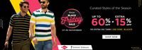 lifestyle black Friday sale 27 to 30 Flat 60% + Extra 15% off + Buy 1 Get 1 offers
