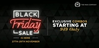 TheManCompany Black Friday Sale- Exclusive Combos Starts Rs.949