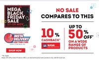 Reliance Digital Mega Black Friday Sale + 10% cashback on Kotak Mahindra Bank Credit Cards & Debit Cards 