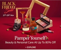 Myntra - Black Friday Sale 27th - 28th Nov | Beauty & Personal Care upto 80% off