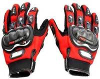 Probiker Bike Racing Riding Gloves  (Red, Black)