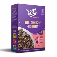 Yogabar Muesli+ Wholegrain Breakfast Muesli - Dark Chocolate + Cranberry 400gm