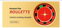 Amazon Roulette- Play and Win Vouchers (Uber, Credit card bill, Big bazaar, More store, Add money)